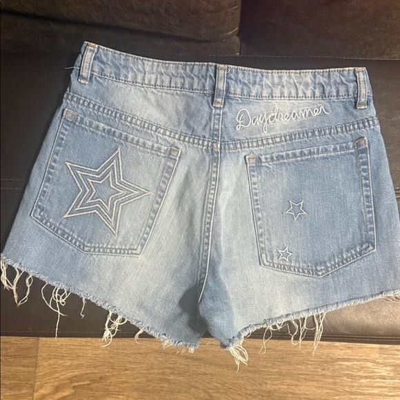 H&m Denim Blue Women's Shorts - Picture 2 of 2